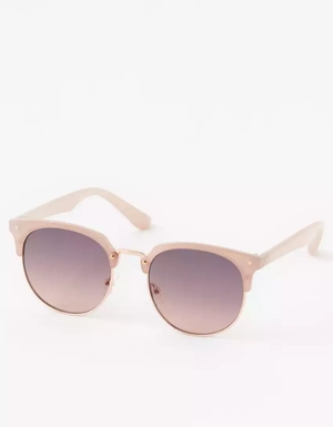 Lunettes de Soleil American Eagle AEO Classiche Blush Clubmaster Rose Femme | VKO-07644243